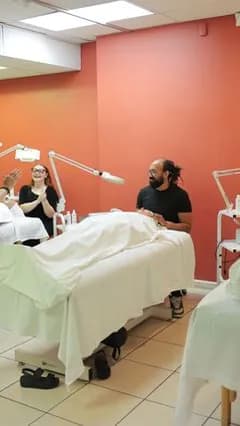 Med spa owner in luxury clinical space