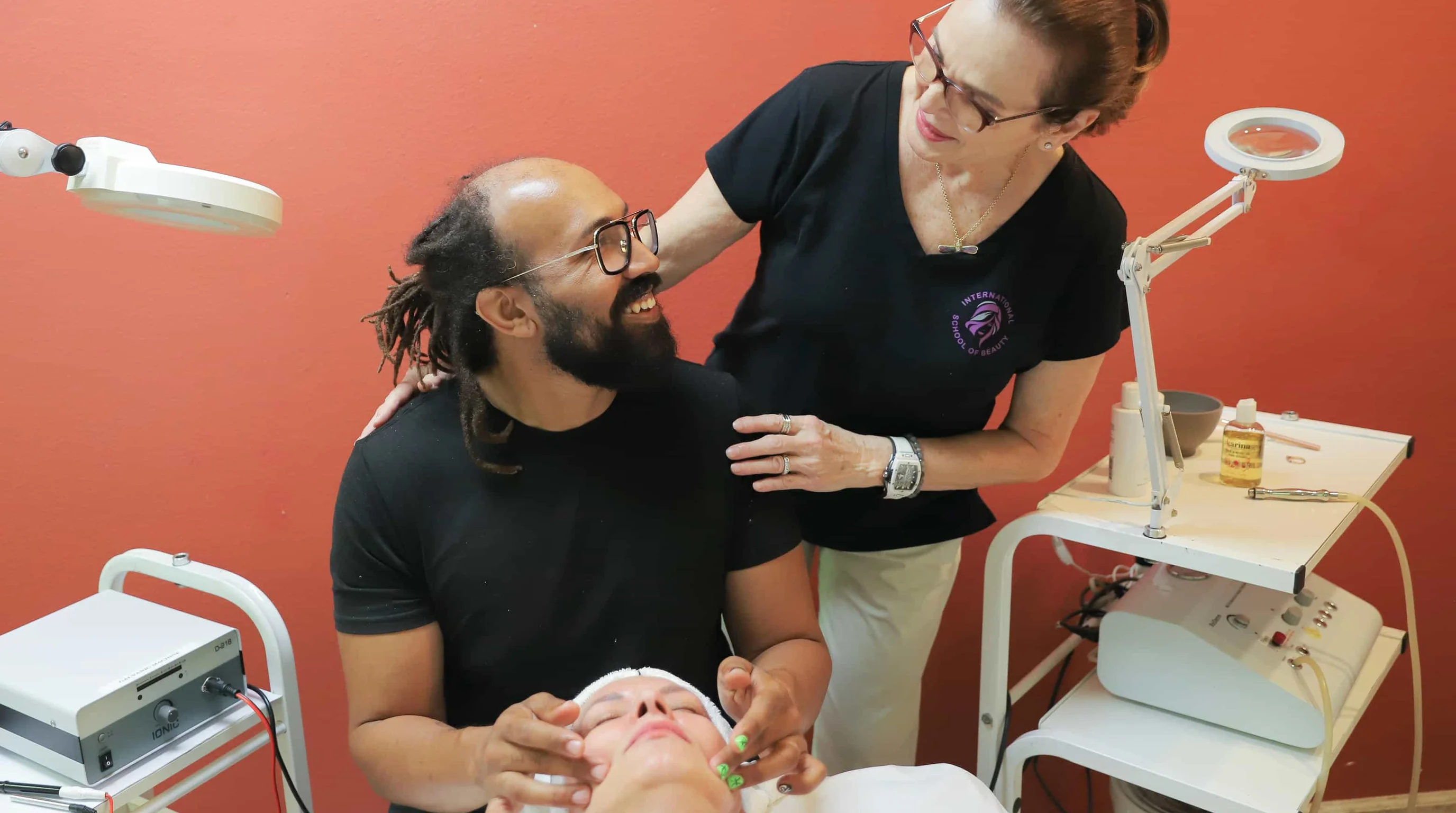 Med spa owner in luxury clinical space