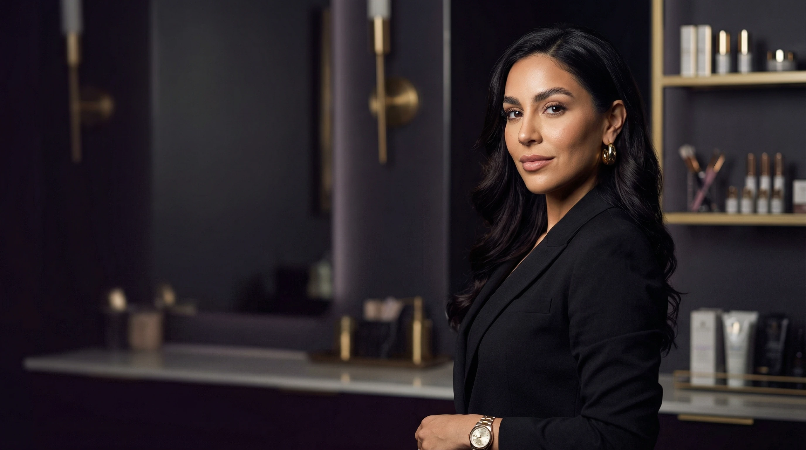 Brow specialist in premium studio